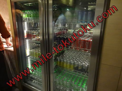 クアラルンプール空港 プラザプレミアムラウンジ 冷蔵庫