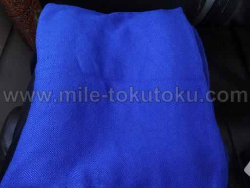 バンコクエアウェイズ エコノミークラス 毛布