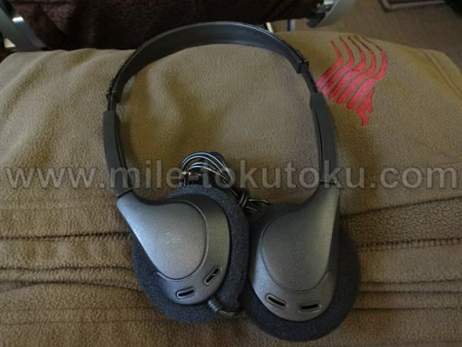 ガルーダインドネシア航空 エコノミークラス ヘッドフォン