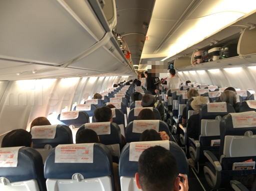チェジュ航空 エコノミークラス 全体の雰囲気