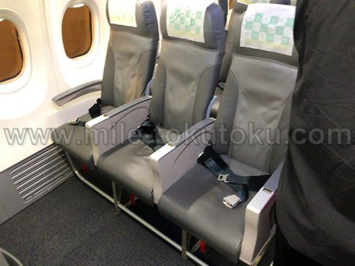 スプリングジャパン レッグシート（非常口列）