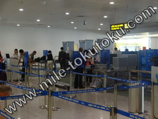 ハノイ空港 乗り継ぎ 保安検査