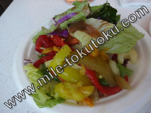 アトランタ空港 デルタ航空ラウンジ サラダ