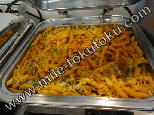 アトランタ空港 デルタ航空ラウンジ パスタ