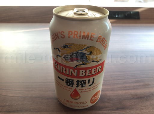 福岡空港 カードラウンジTIME/サウス 無料の缶ビール