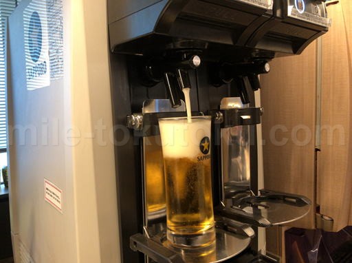 羽田 第3 プライオリティパス専用ラウンジ ビール