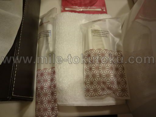 羽田空港 国際線 TIATラウンジ アメニティ類