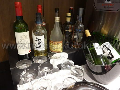 羽田空港 国際線 TIATラウンジ アルコール類