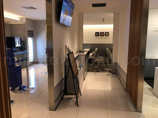 鹿児島空港 ANAラウンジ 通路