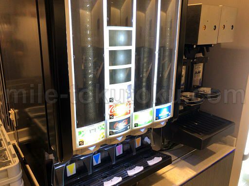 鹿児島空港 ANAラウンジ ソフトドリンク