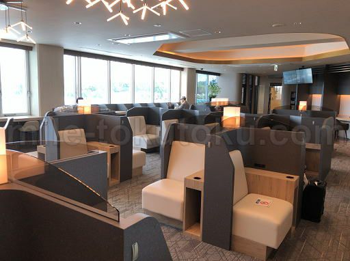 鹿児島空港 スカイラウンジ菜の花 全体の様子