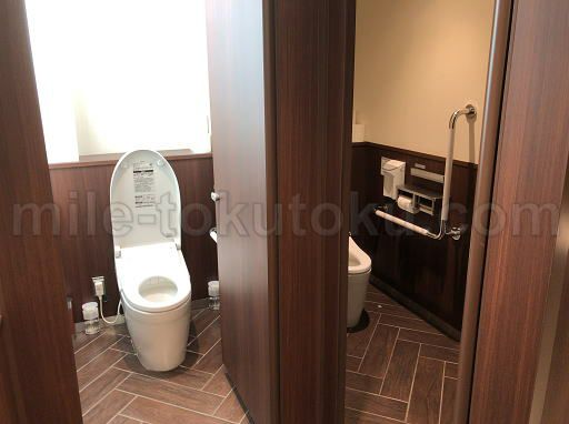 鹿児島空港 スカイラウンジ菜の花 男性大用は2室