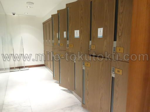 ロサンゼルス空港 大韓航空ラウンジ ロッカー