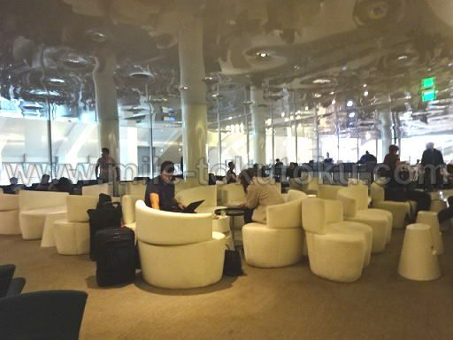 ロサンゼルス空港 大韓航空ラウンジ リラックスエリア