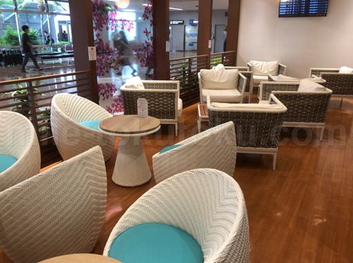 宮崎空港 カードラウンジひなた テラス風エリア