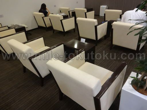 長崎空港ラウンジ「アザレア」 ソファー席