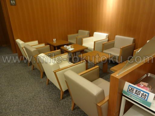 中部国際空港 大韓航空ラウンジ シート