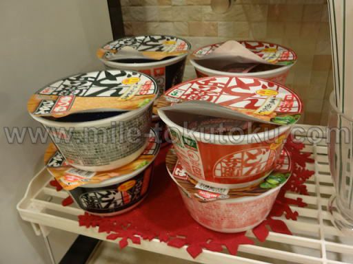 中部国際空港 大韓航空ラウンジ カップヌードル