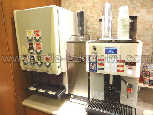 中部国際空港 大韓航空ラウンジ ソフトドリンクバー