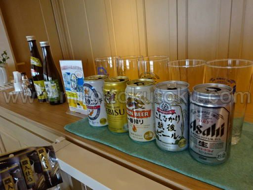 新潟空港 エアリウムラウンジ 有料のアルコール類