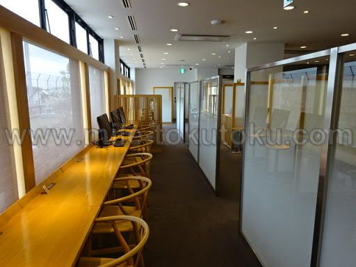 岡山空港 カードラウンジ「マスカット」 様子