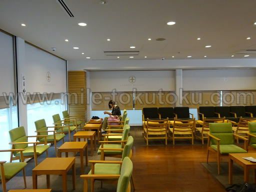 岡山空港 カードラウンジ「マスカット」 雰囲気