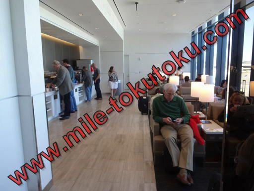 サンフランシスコ空港 第3 ユナイテッド航空ラウンジ 一番奥