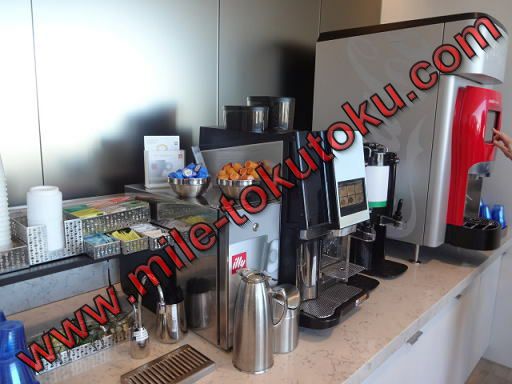 サンフランシスコ空港 第3 ユナイテッド航空ラウンジ ソフトドリンク類