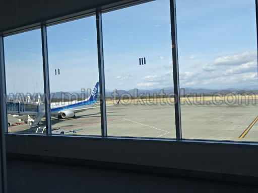 静岡空港 カードラウンジ 外の景色