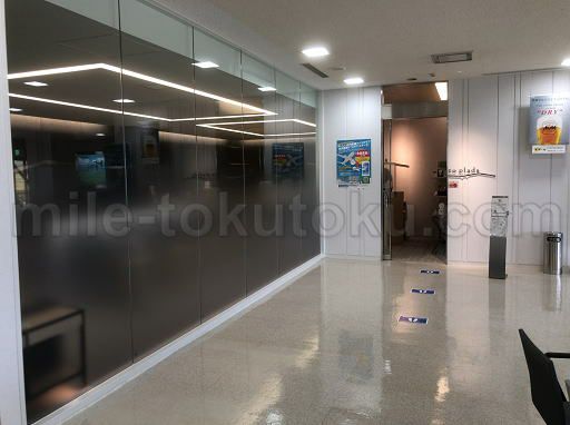 庄内空港 ラウンジ 保安検査場の後は左へ