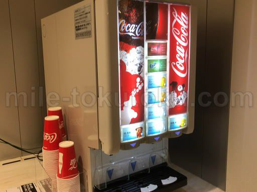 庄内空港 ラウンジ ソフトドリンクバー