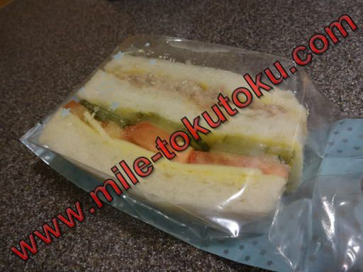 台北/桃園空港 JALラウンジ サンドイッチ