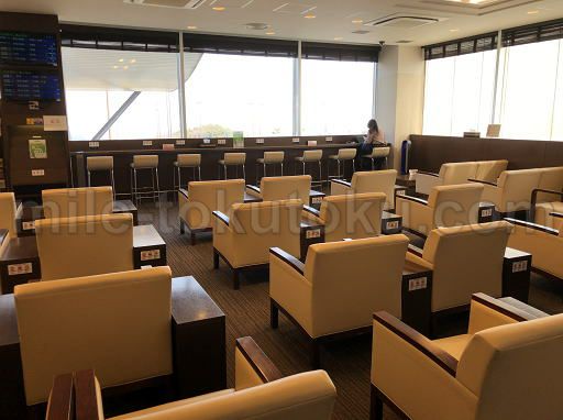 高松空港 ラウンジ讃岐 全体の雰囲気