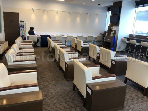 高松空港 ラウンジ讃岐 中の様子