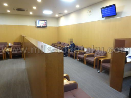 富山空港 カードラウンジ 全体