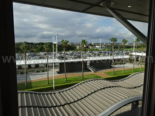 宇部空港 ラウンジ 外の景色