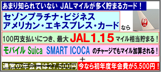 JAL�}�C���������܂�Z�]���v���`�iAmex���N�x�N���5500�~