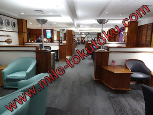 ホノルル空港 デルタ航空ラウンジ 雰囲気