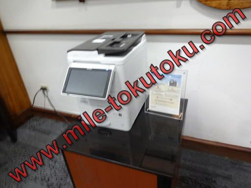 ホノルル空港 デルタ航空ラウンジ プリンター