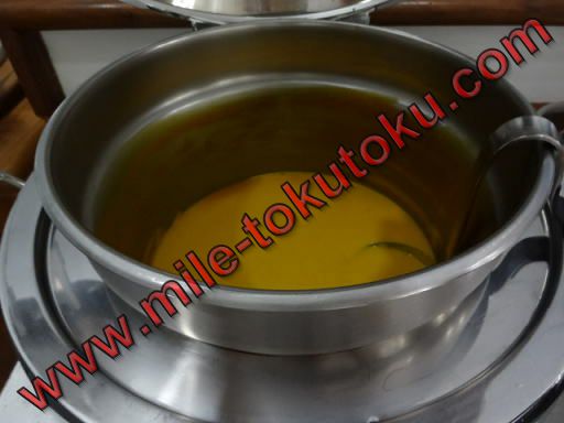 ホノルル空港 デルタ航空ラウンジ パンプキンスープ