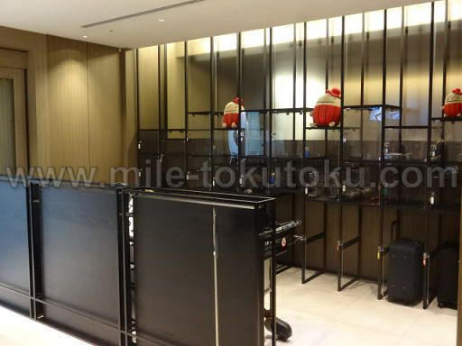 中部国際空港 プレミアムラウンジ・セントレア 荷物置き場