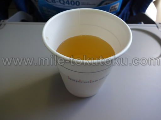 ANA プロペラ機 ドリンク