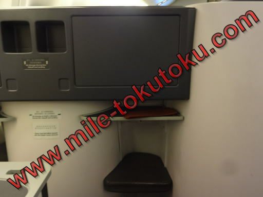 中国国際航空 ビジネスクラス シート前方