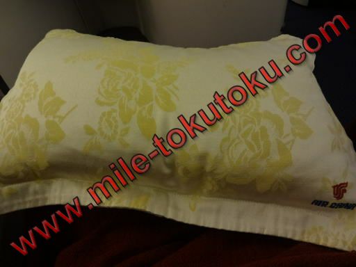 中国国際航空 ビジネスクラス 枕