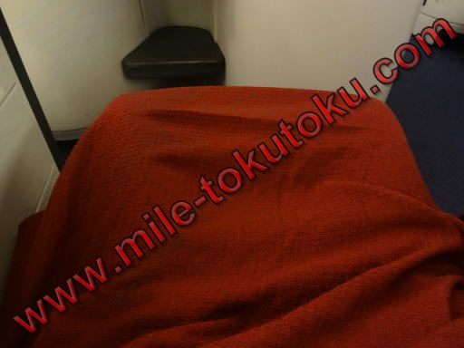 中国国際航空 ビジネスクラス 毛布