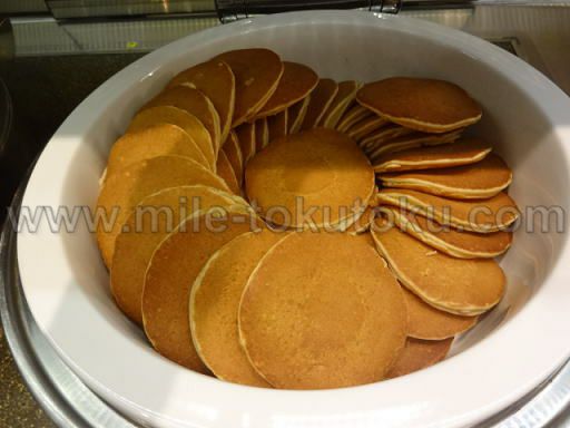 シンガポール空港 第1 dnataラウンジ パンケーキ