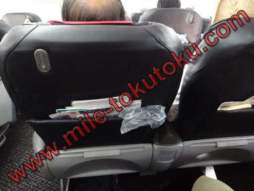 JAL国内線 クラスJ 前方のシート