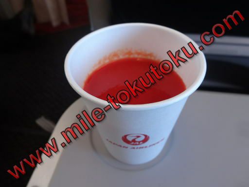 JAL国内線 クラスJ 野菜ジュース