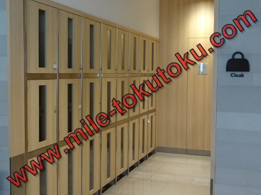 羽田空港 JALサクララウンジ・スカイビュー ロッカー