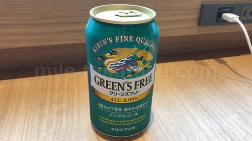 広島空港カードラウンジ Yamanami Villa ノンアルコールビール